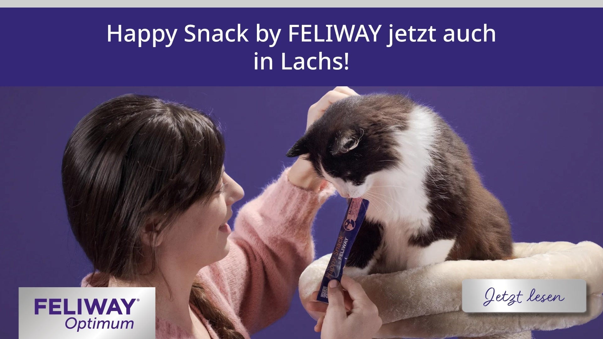 Happy Snack by FELIWAY jetzt auch in Lachs