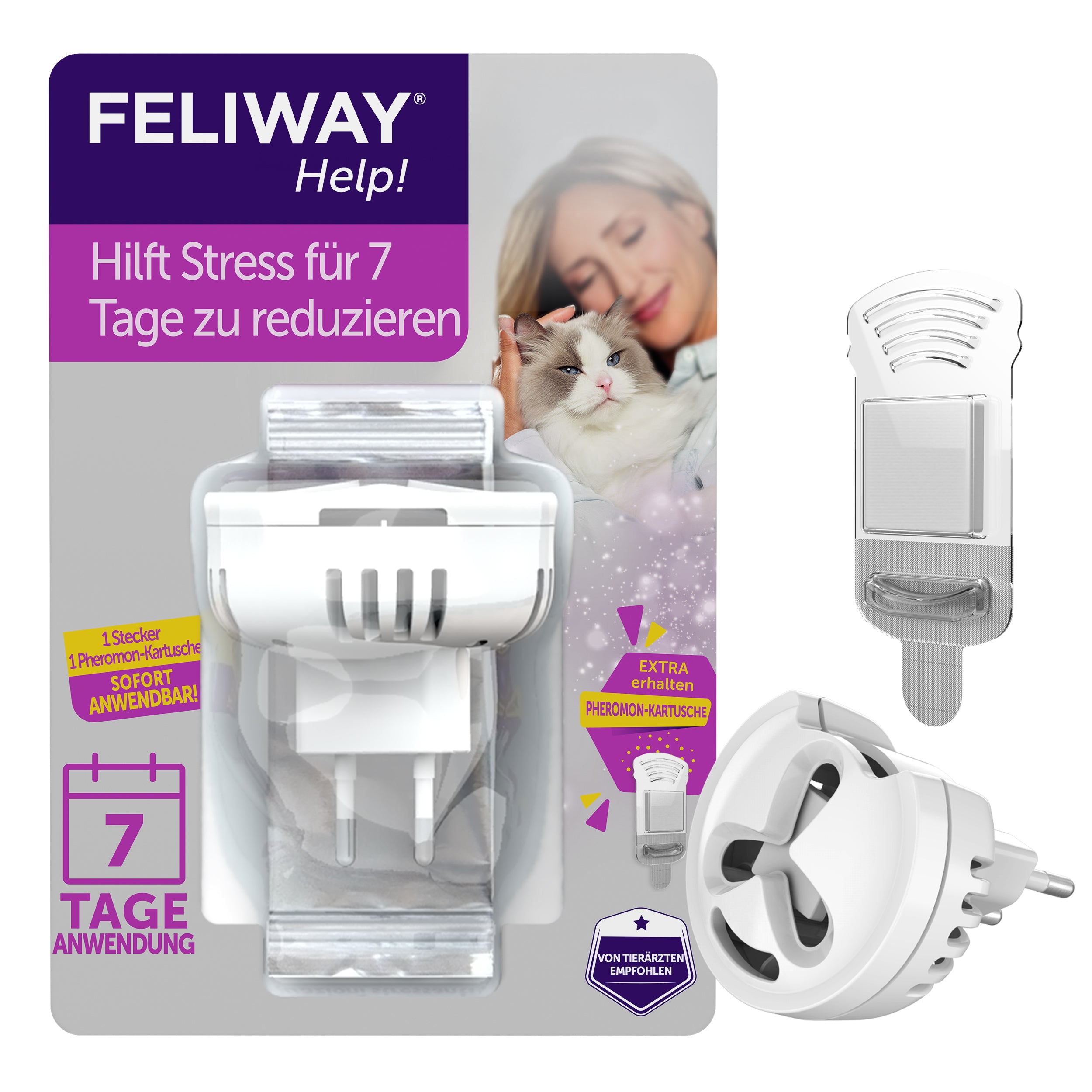 Feliway Help für vorübergehende Stress-Situationen