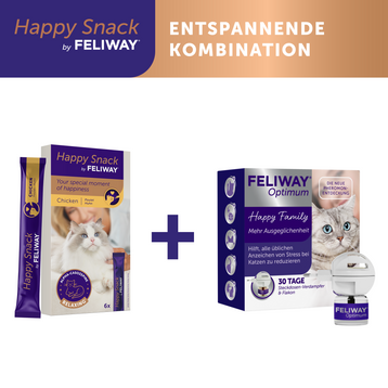 Happy Snack und FELIWAY Optimum