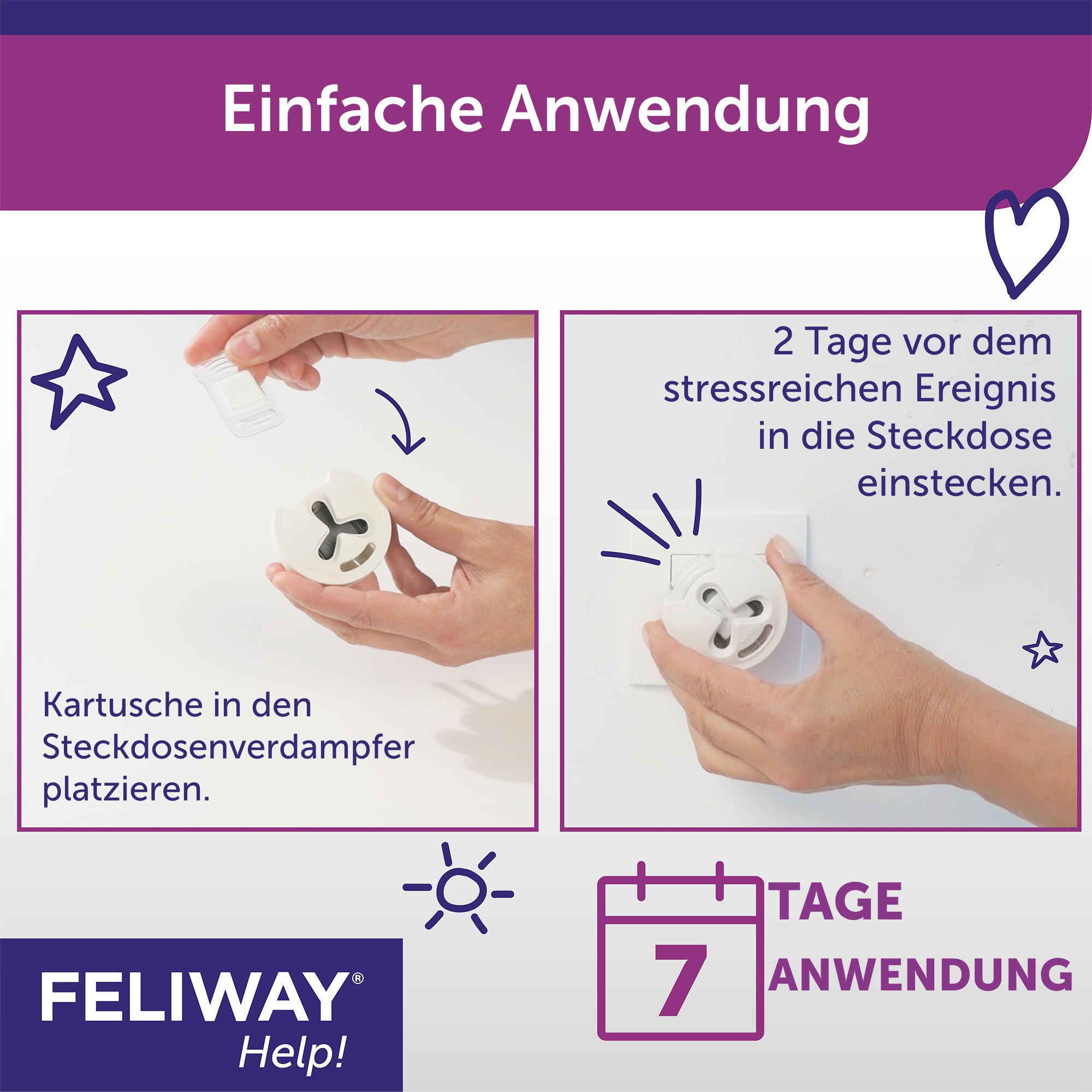 Feliway Help ist einfach anzuwenden