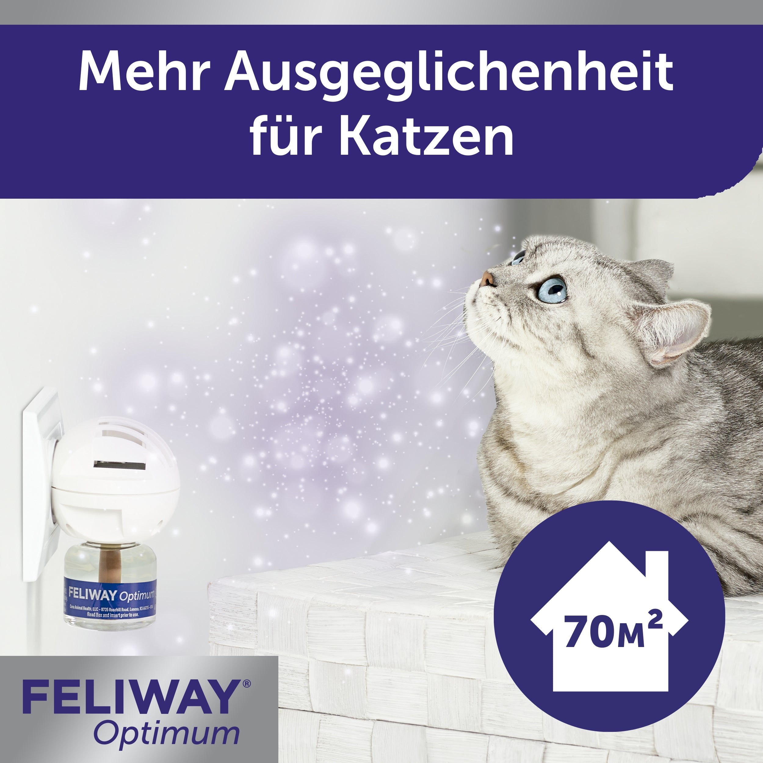 FELIWAY Optimum recharge, 48 ml, Online Apotheke Schweiz, Online Drogerie