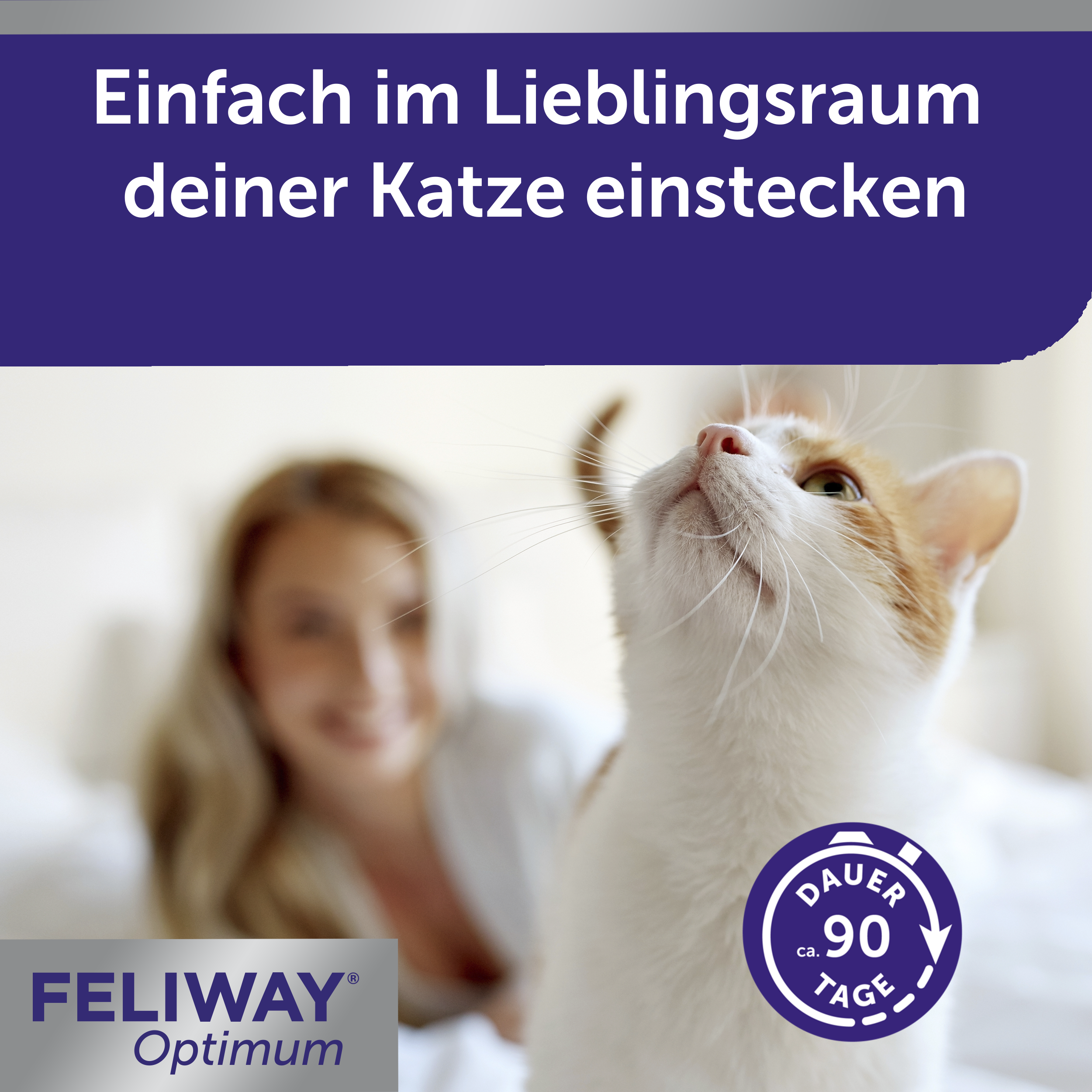 FELIWAY Optimum in den Lieblingsraum deiner Katze stecken